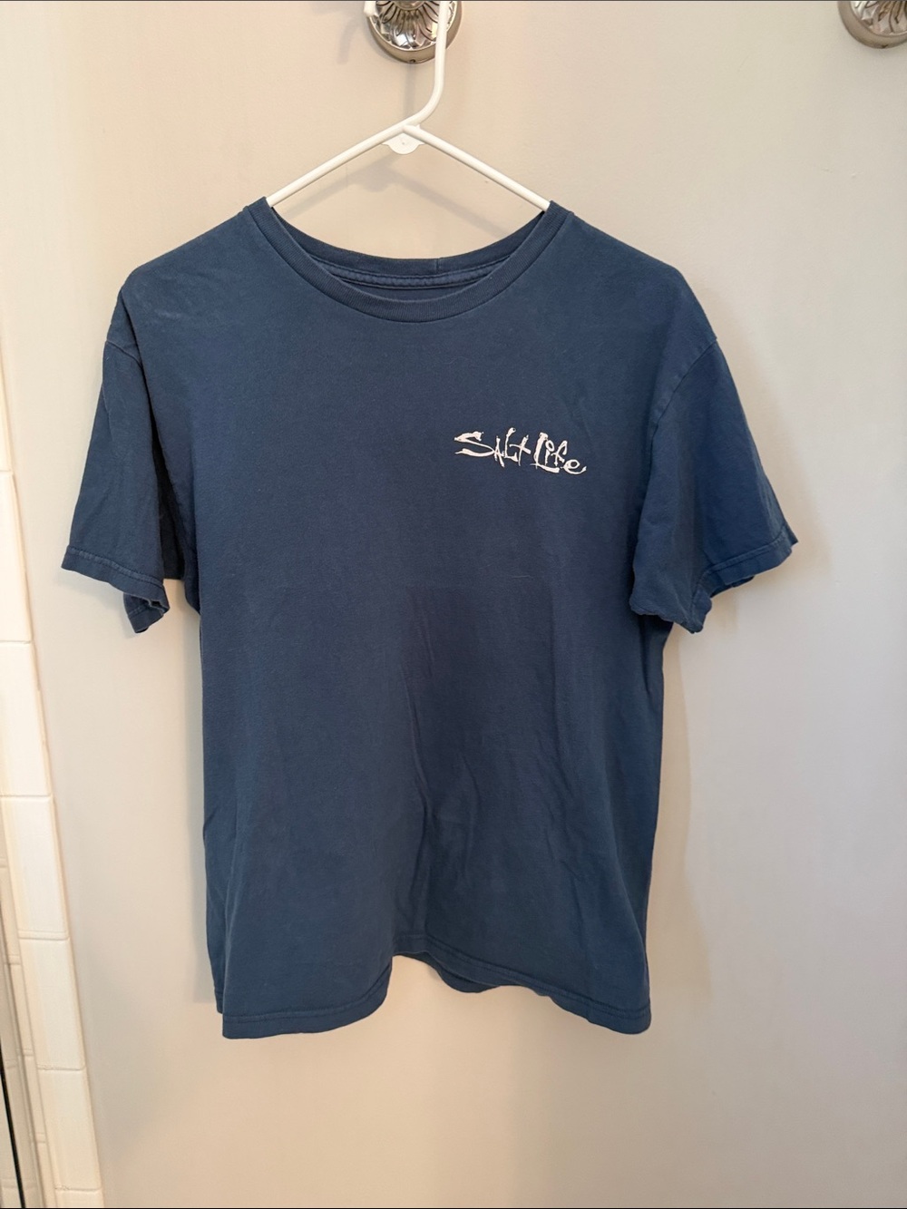 Salt Life Blue Short Sleeve Logo Tee